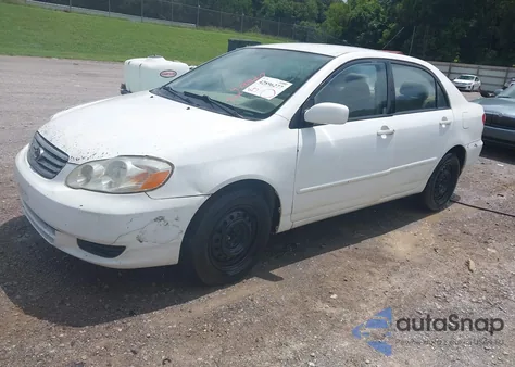 2003 Toyota Corolla Le из США, поврежденный, VIN 1NXBR32EX3Z031354